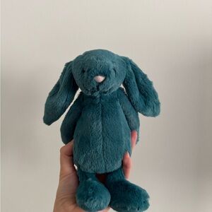 Jellycat Bashful Teal Bunny  Authentic NWT